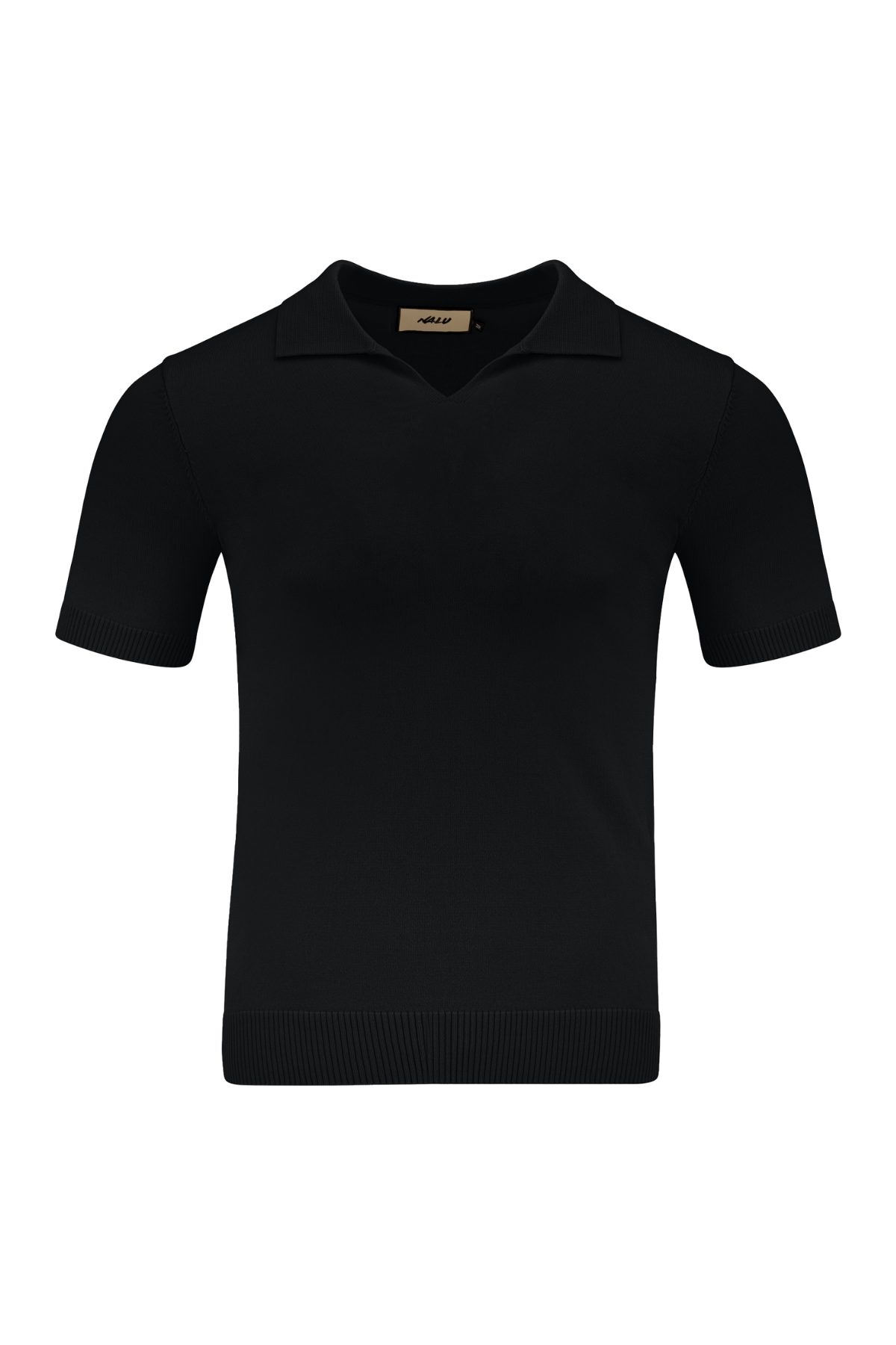 KNIT 'KOSMOS' OPEN-COLLAR SHIRT