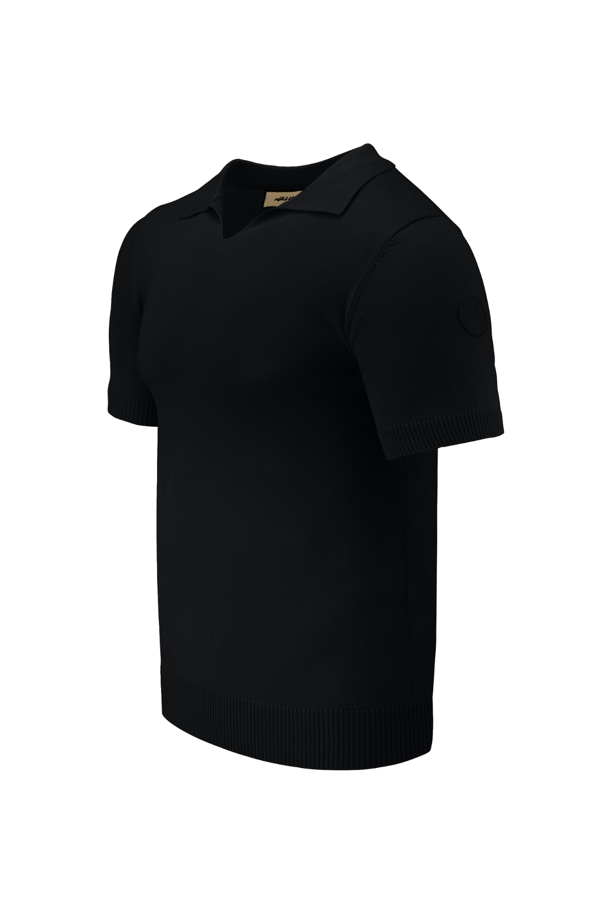 KNIT 'KOSMOS' OPEN-COLLAR SHIRT