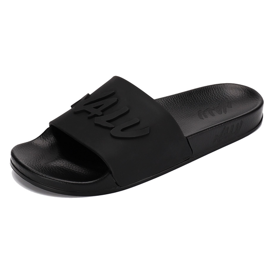 NIMBUS Black Slide Sandals
